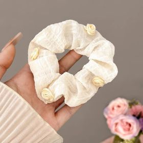 Summer Super Fairy Sweet Lace Large Intestine Hair Ring (Option: Hair Band 03)