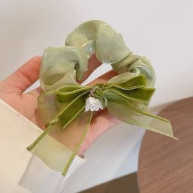 Summer Super Fairy Sweet Lace Large Intestine Hair Ring (Option: Hair Band 64)