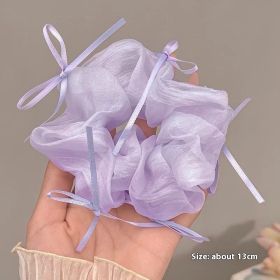Summer Super Fairy Sweet Lace Large Intestine Hair Ring (Option: Hair Band 18)