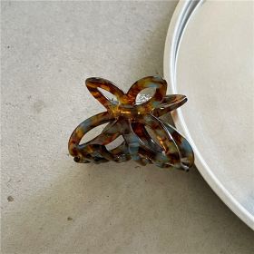 Fashion Retro Colorized Butterfly Small Hair Clip (Option: 1 Colored Glaze Color)