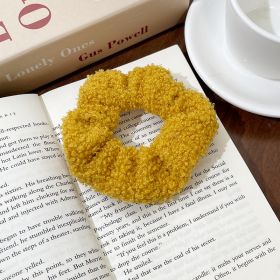 Cute Plush Large Intestine Hair Ring (Option: Teddy Ginger)