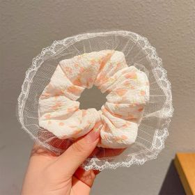 Summer Super Fairy Sweet Lace Large Intestine Hair Ring (Option: Hair Band 77)