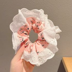 Summer Super Fairy Sweet Lace Large Intestine Hair Ring (Option: Hair Band 81)