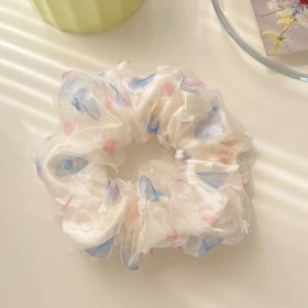 Summer Super Fairy Sweet Lace Large Intestine Hair Ring (Option: Hair Band 95)