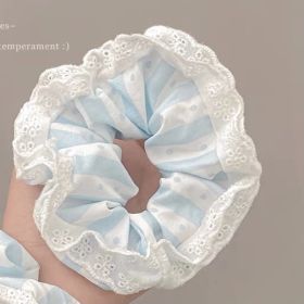 Summer Super Fairy Sweet Lace Large Intestine Hair Ring (Option: Hair Band 35)