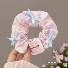 Summer Super Fairy Sweet Lace Large Intestine Hair Ring (Option: Hair Band 12)