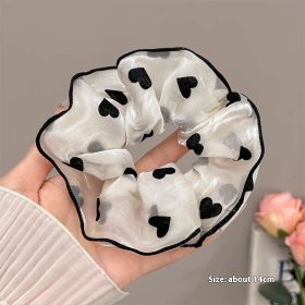 Summer Super Fairy Sweet Lace Large Intestine Hair Ring (Option: Hair Band 45)