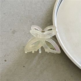 Fashion Retro Colorized Butterfly Small Hair Clip (Option: 7 Dream White)