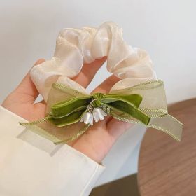Summer Super Fairy Sweet Lace Large Intestine Hair Ring (Option: Hair Band 63)