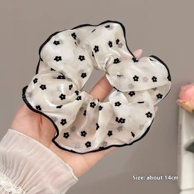 Summer Super Fairy Sweet Lace Large Intestine Hair Ring (Option: Hair Band 43)