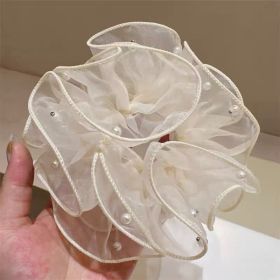 Summer Super Fairy Sweet Lace Large Intestine Hair Ring (Option: Hair Band 90)