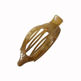Frosted Oval Grip Fashion Large Updo (Option: Jelly Olive Green)