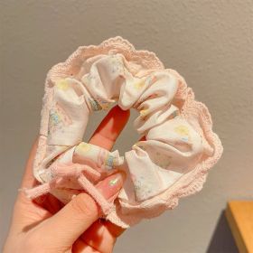 Summer Super Fairy Sweet Lace Large Intestine Hair Ring (Option: Hair Band 74)
