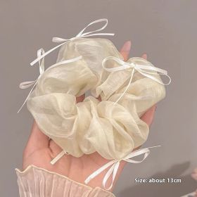 Summer Super Fairy Sweet Lace Large Intestine Hair Ring (Option: Hair Band 16)