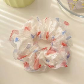 Summer Super Fairy Sweet Lace Large Intestine Hair Ring (Option: Hair Band 96)