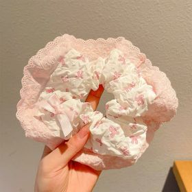 Summer Super Fairy Sweet Lace Large Intestine Hair Ring (Option: Hair Band 73)