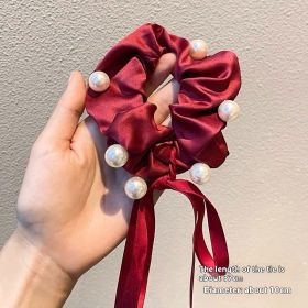 Summer Super Fairy Sweet Lace Large Intestine Hair Ring (Option: Hair Band 50)