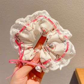 Summer Super Fairy Sweet Lace Large Intestine Hair Ring (Option: Hair Band 79)
