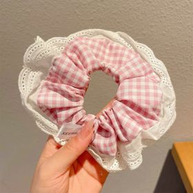 Summer Super Fairy Sweet Lace Large Intestine Hair Ring (Option: Hair Band 83)