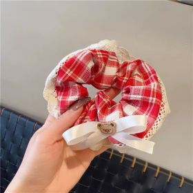 Summer Super Fairy Sweet Lace Large Intestine Hair Ring (Option: Hair Band 24)