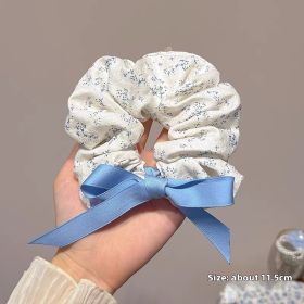 Summer Super Fairy Sweet Lace Large Intestine Hair Ring (Option: Hair Band 09)