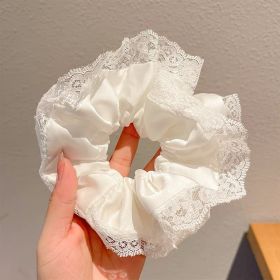 Summer Super Fairy Sweet Lace Large Intestine Hair Ring (Option: Hair Band 82)