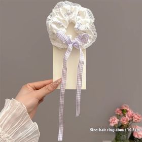 Summer Super Fairy Sweet Lace Large Intestine Hair Ring (Option: Hair Band 22)
